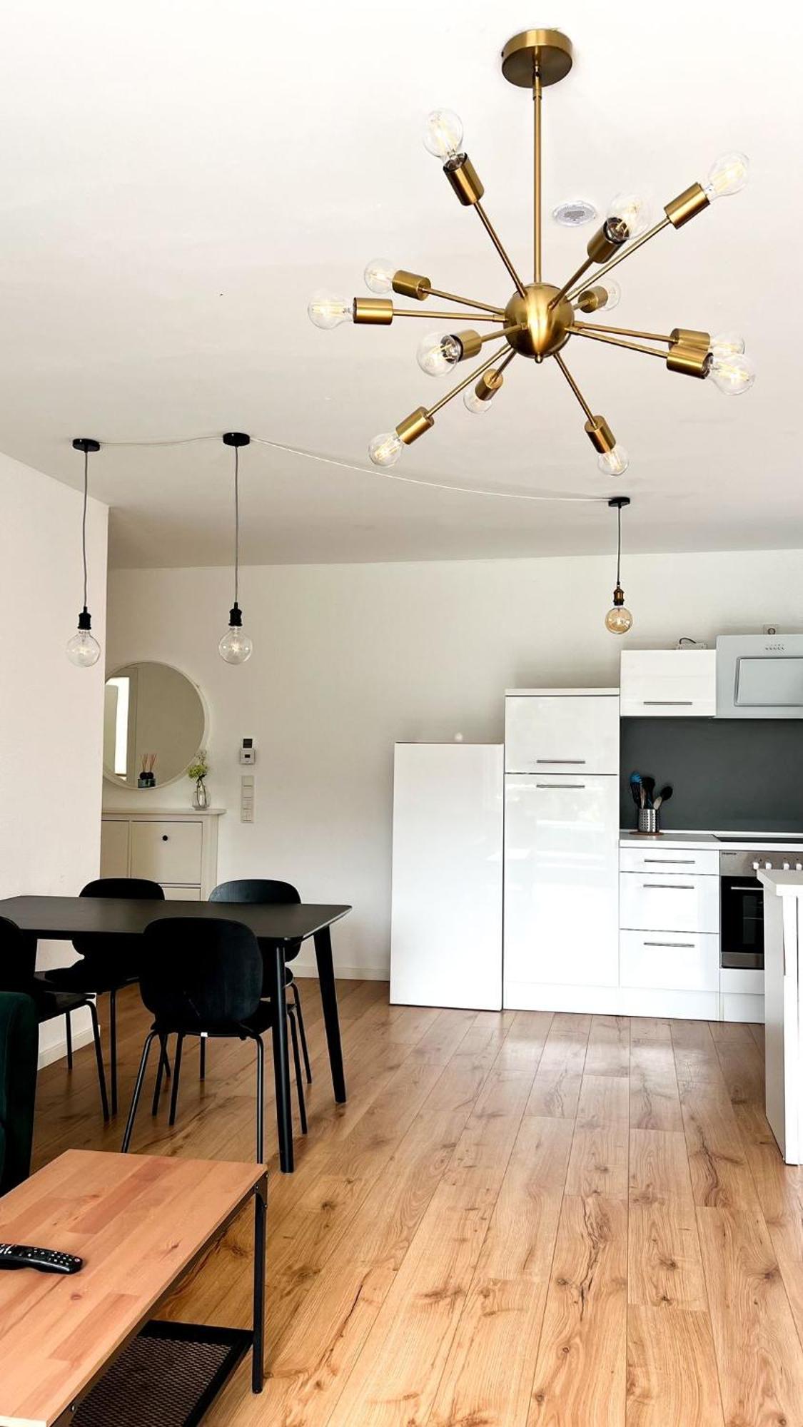 2 Zkb Apartment In Mannheim Kueche - Parken - Grosser Tv Exterior foto
